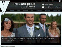 Tablet Screenshot of black-tie-coventry.co.uk